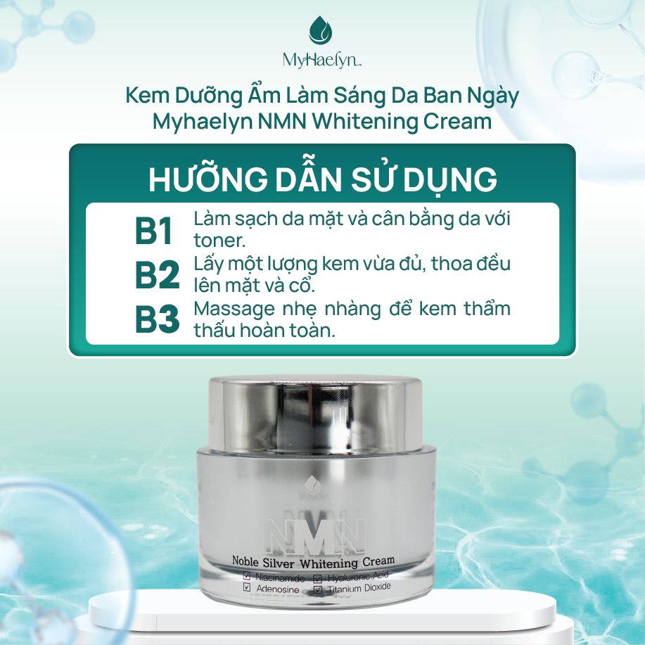 Hướng dẫn sử dụng kem dưỡng da ban ngày MyHaelyn hiệu quả