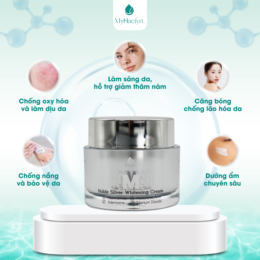 Kem Dưỡng Ẩm Làm Sáng Da Ban Ngày Myhaelyn NMN Whitening Cream