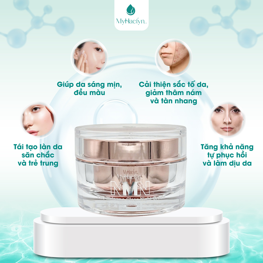 Kem Dưỡng Trắng Da Ban Đêm NMN Exosome