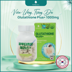 Viên Uống Trắng Da Glutathione Plus+ ( Lọ 60 Viên x 1000mg )