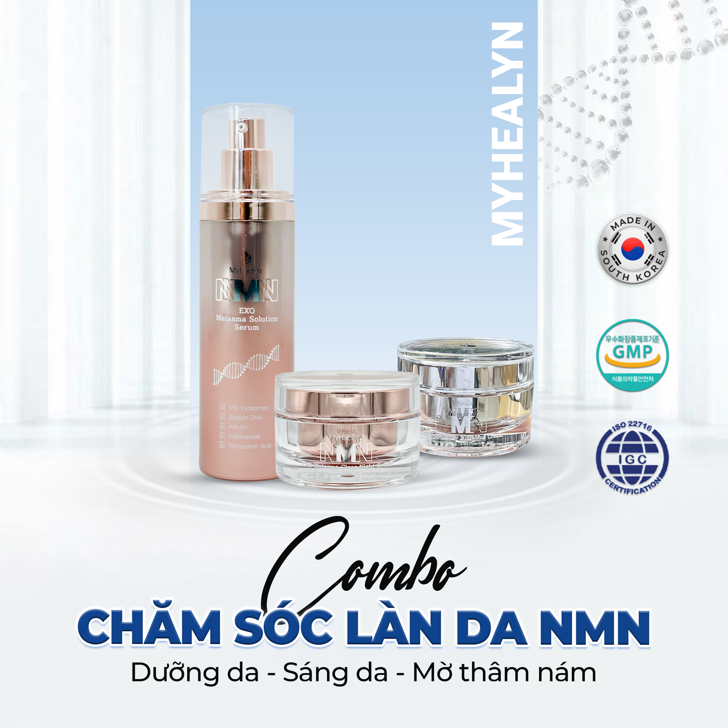 Bộ Mỹ Phẩm Hàn Quốc MyHaelyn - Dưỡng trắng, Trẻ hóa, Ưu Đãi giá Sốc