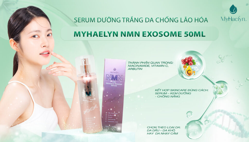 Serum dưỡng trắng da MyHaelyn NMN - Phục hồi & tái tạo da toàn diện