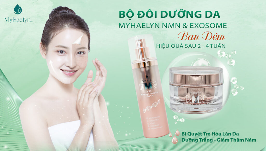 Bộ đôi dưỡng da ban đêm MyHaelyn NMN - Bí quyết gìn giữ thanh xuân