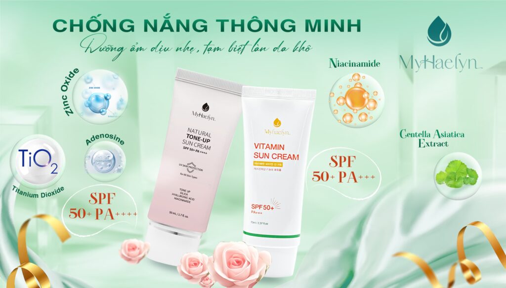 Thành phần chính kem chống nắng Hàn Quốc MyHaelyn