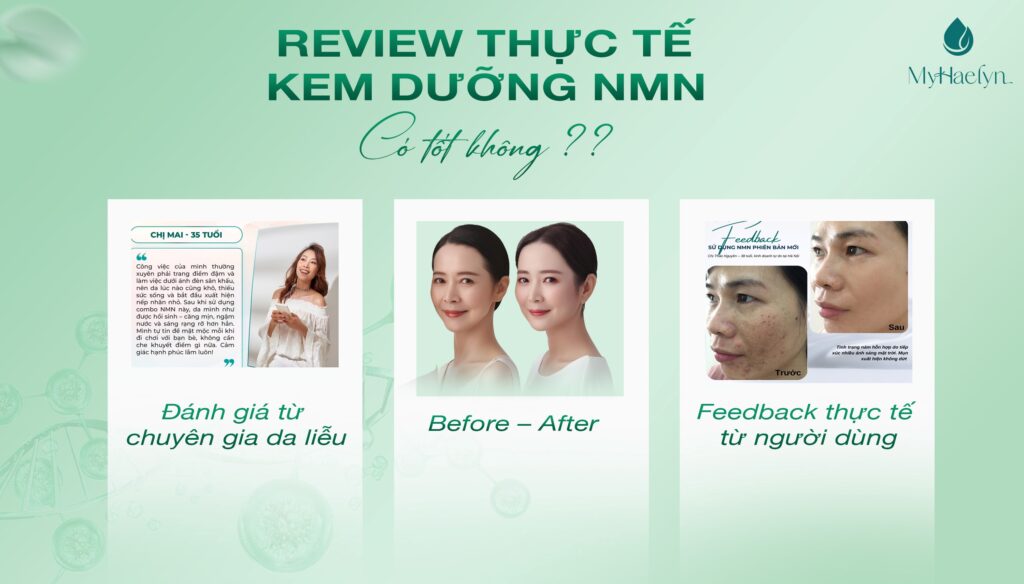 Đánh giá thực tế về kem dưỡng NMN Hàn Quốc