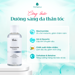 Thành phần dưỡng sáng da trong toner trị nám ThinkCo