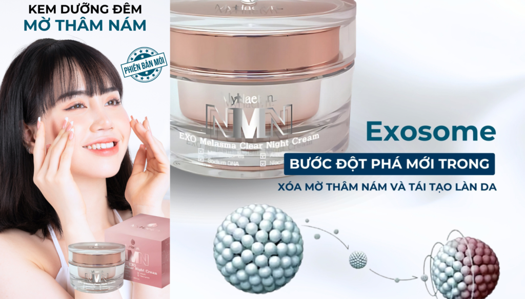 Công nghệ Exosome - Đột phá hiệu quả mờ thâm nám