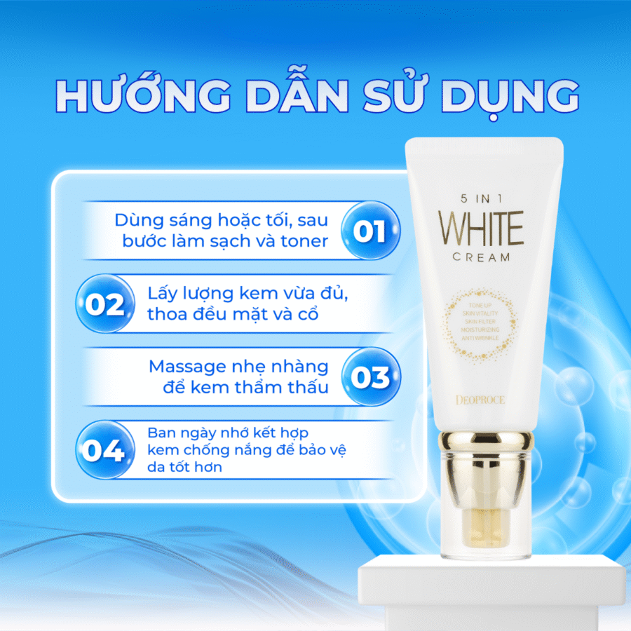 Hướng dẫn sử dụng kem dưỡng da hiệu quả