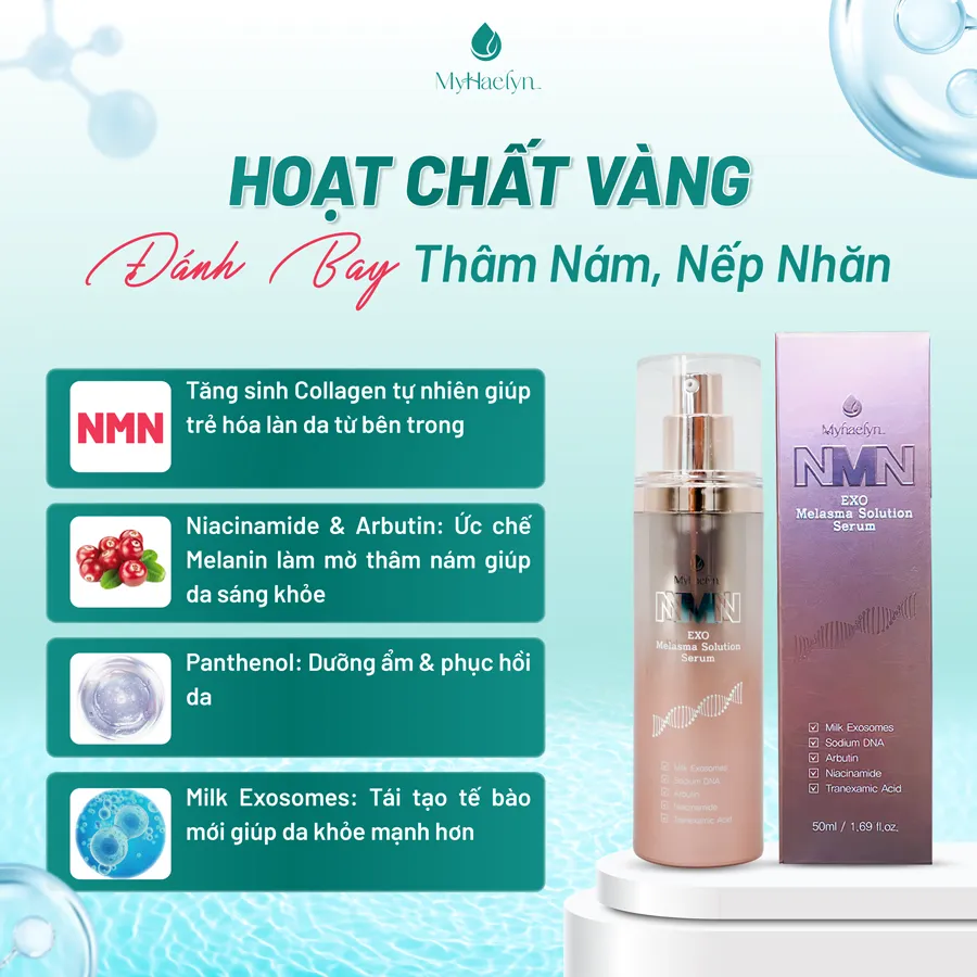 Serum tế bào gốc NMN giúp trẻ hóa tế bào hiệu quả