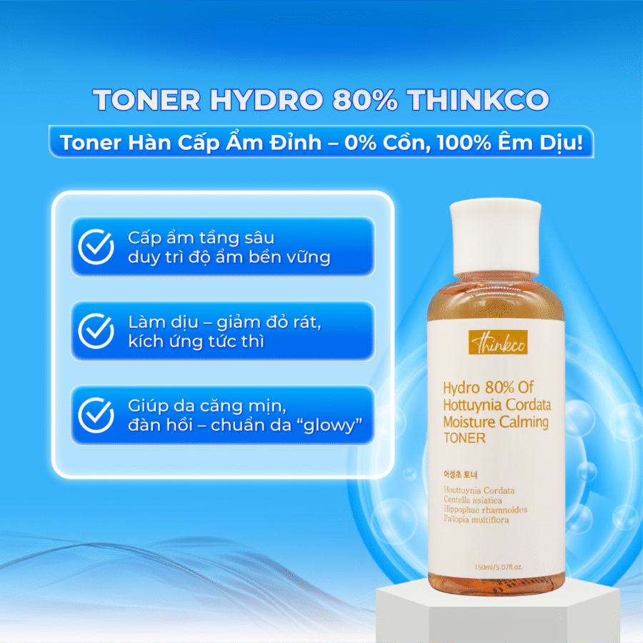 Toner cấp ẩm siêu đỉnh, mang đến làn da dịu mát