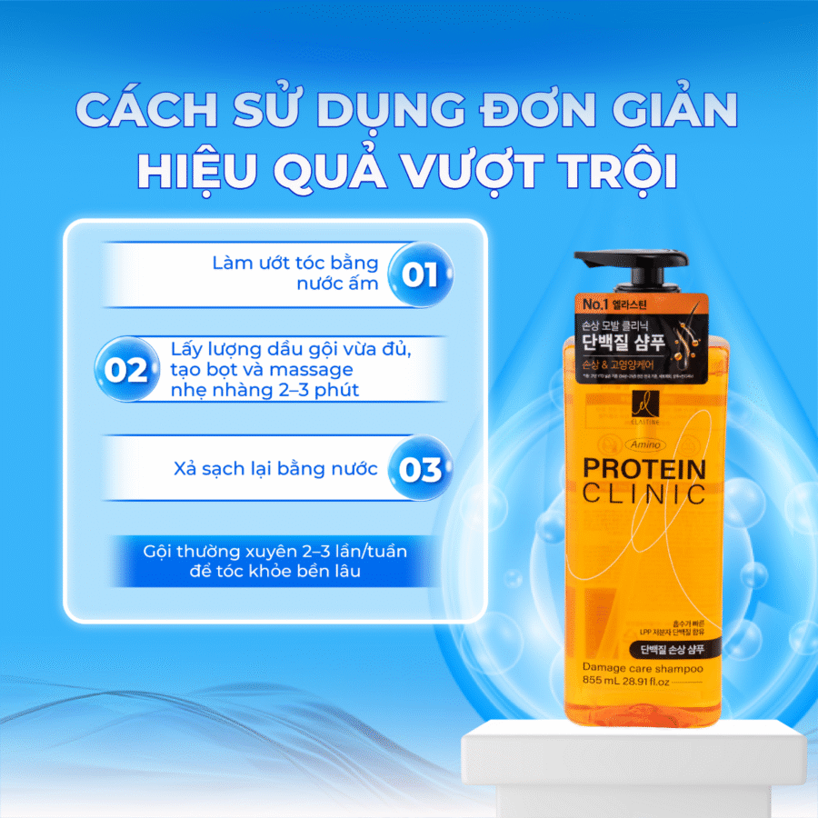 Quy trình chăm sóc tóc suôn mượt