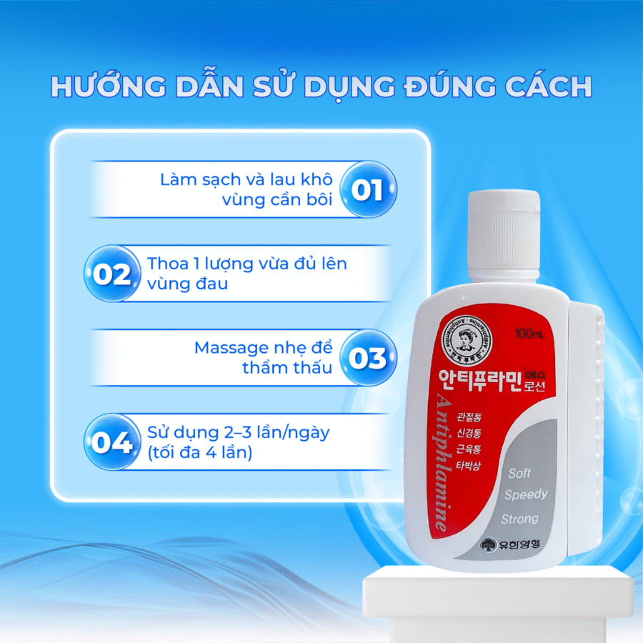 Hướng dẫn sử dụng dầu nóng xoa bóp