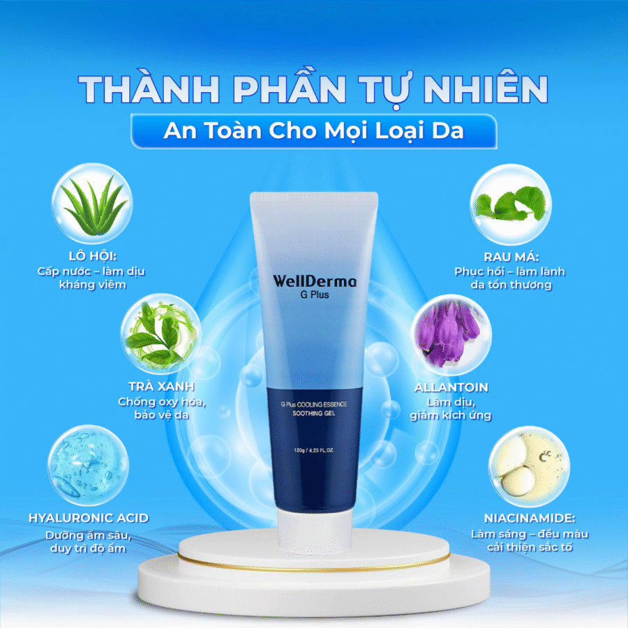 Công thức thiên nhiên an toàn, dịu nhẹ với mọi làn da