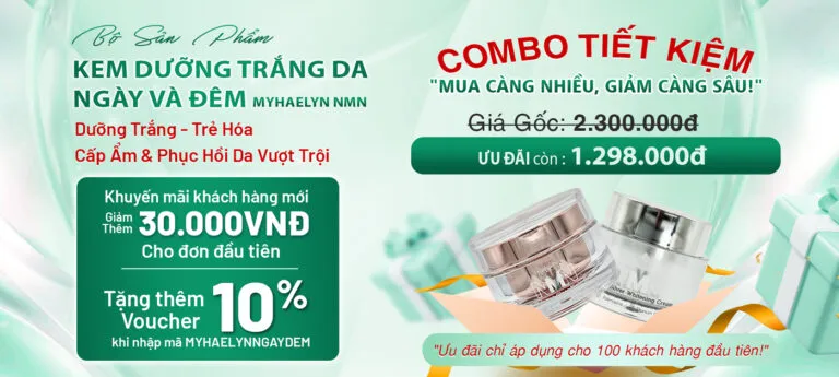 Bộ đôi kem dưỡng MyHaelyn NMN - Bí quyết làn da Glass Skin vạn người mê