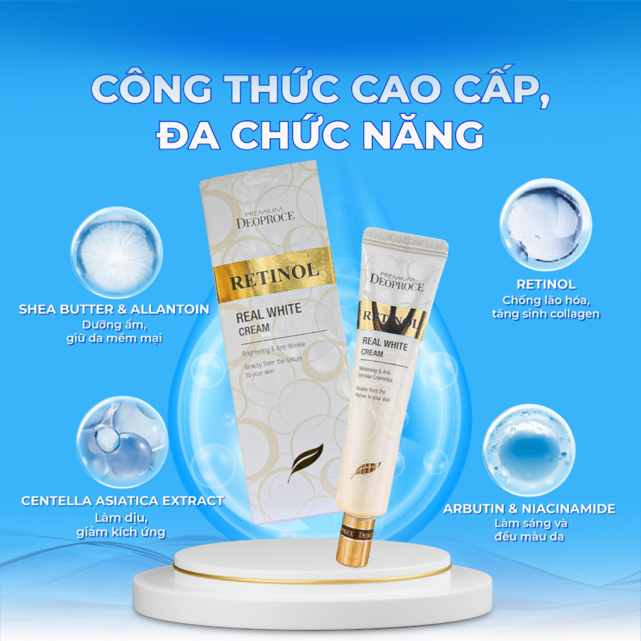 Công thức cao cấp, dưỡng da đa năng