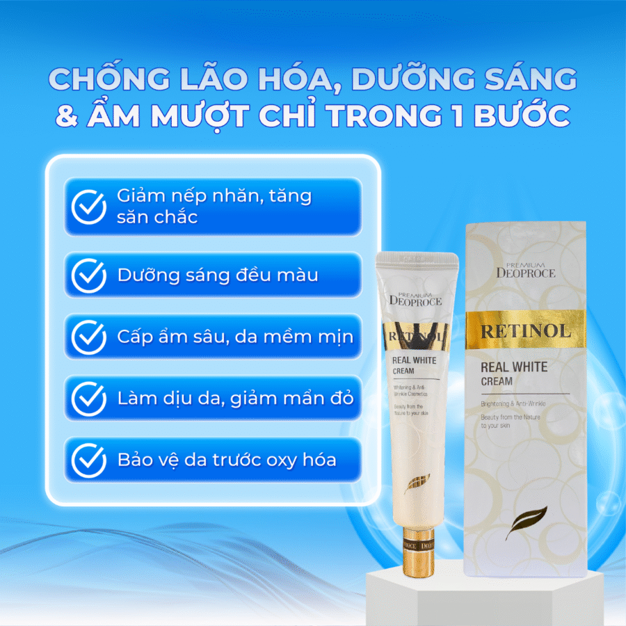 Chống lão hóa & dưỡng sáng da toàn diện