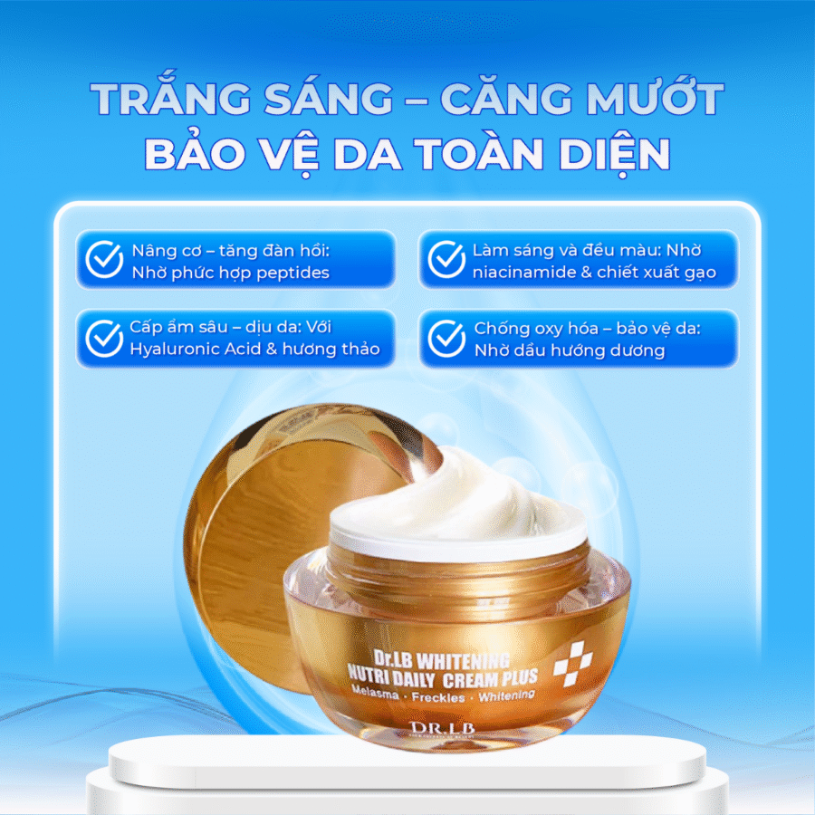 Dưỡng trắng và bảo vệ da toàn diện