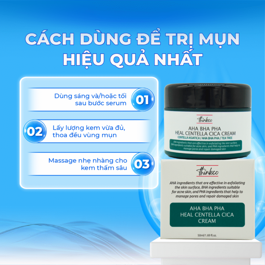 Hướng dẫn quy trình chăm sóc da mụn an toàn, hiệu quả