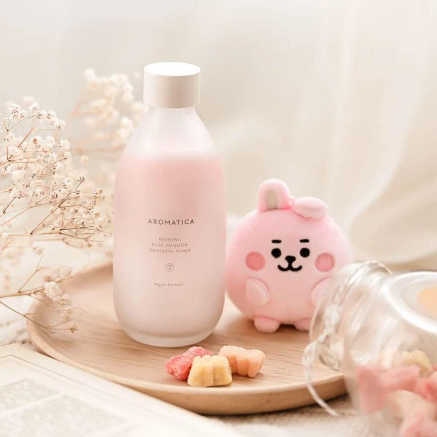 Aromatica Reviving Rose Infusion Treatment Toner - Toner Organic chuẩn Vegan được ưa chộng nhất