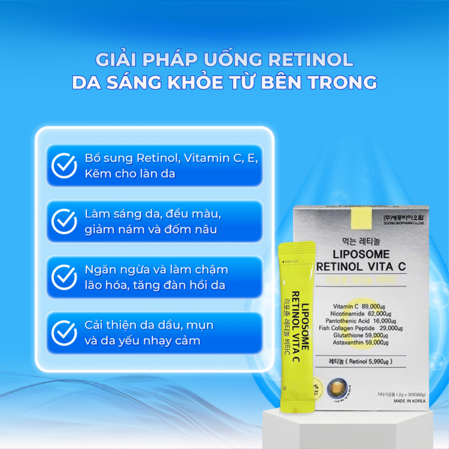 Giải pháp nuôi dưỡng da sáng khỏe từ bên trong