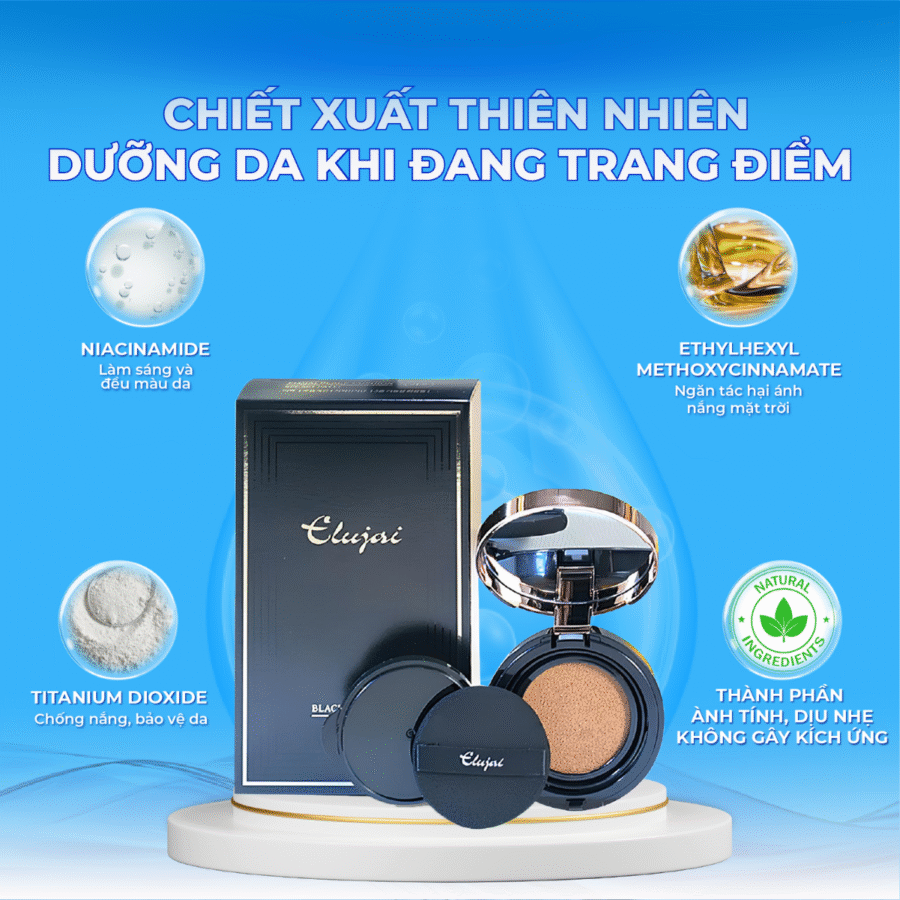 Công thức tích hợp dưỡng chất, chống nắng và che phủ vượt trội
