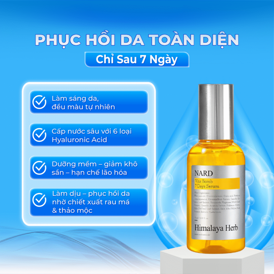 Chăm sóc và nuôi dưỡng làn da toàn diện