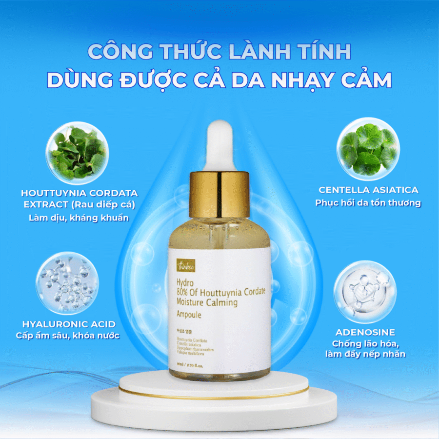 Công thức lành tính, an toàn cho mọi loại da