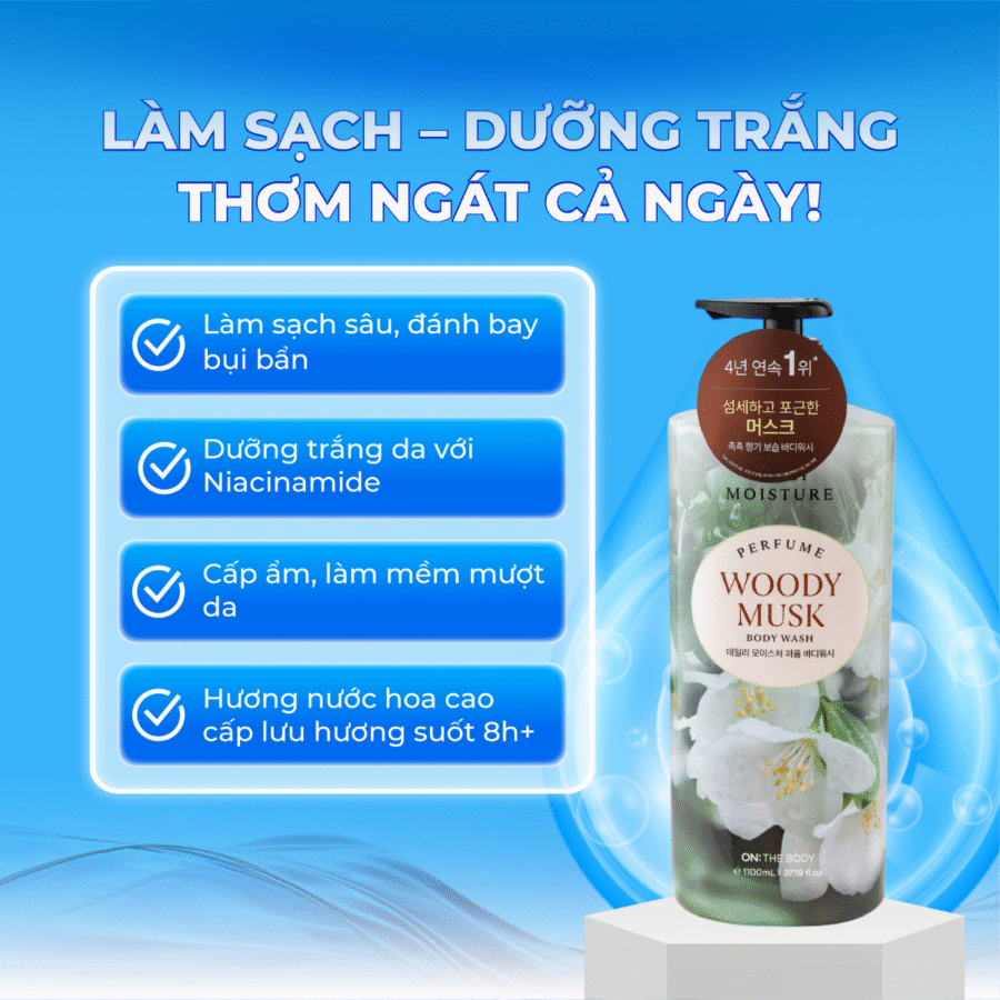 Dưỡng trắng da đơn giản tại nhà với sữa tắm Iris cao cấp