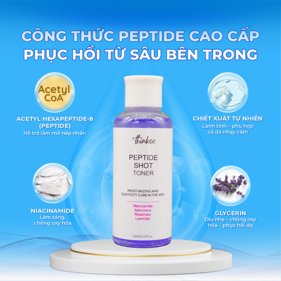 Công thức Peptide đột phá kết hợp chiết xuất thiên nhiên an toàn