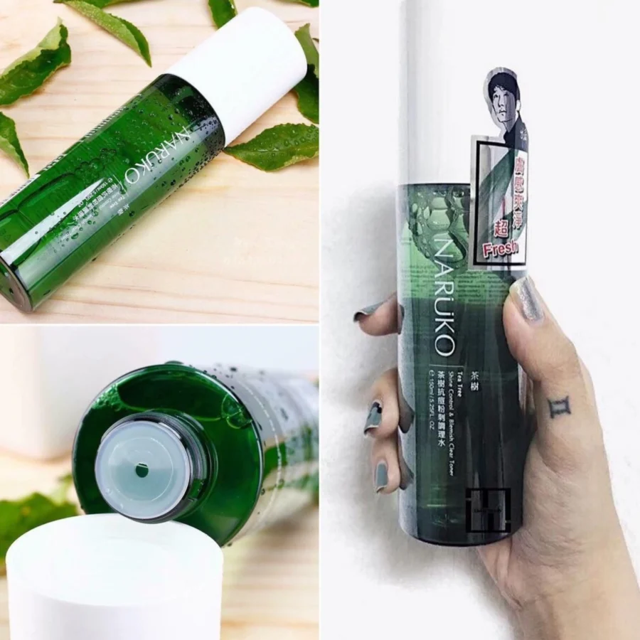 Toner tràm trà Naruko - Bí quyết đẩy lùi mụn giá mềm