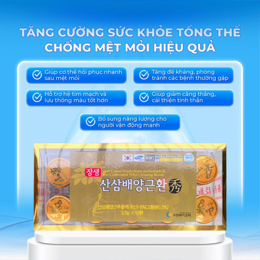 Tăng cường sức đề kháng và nâng cao sức khỏe tổng thể