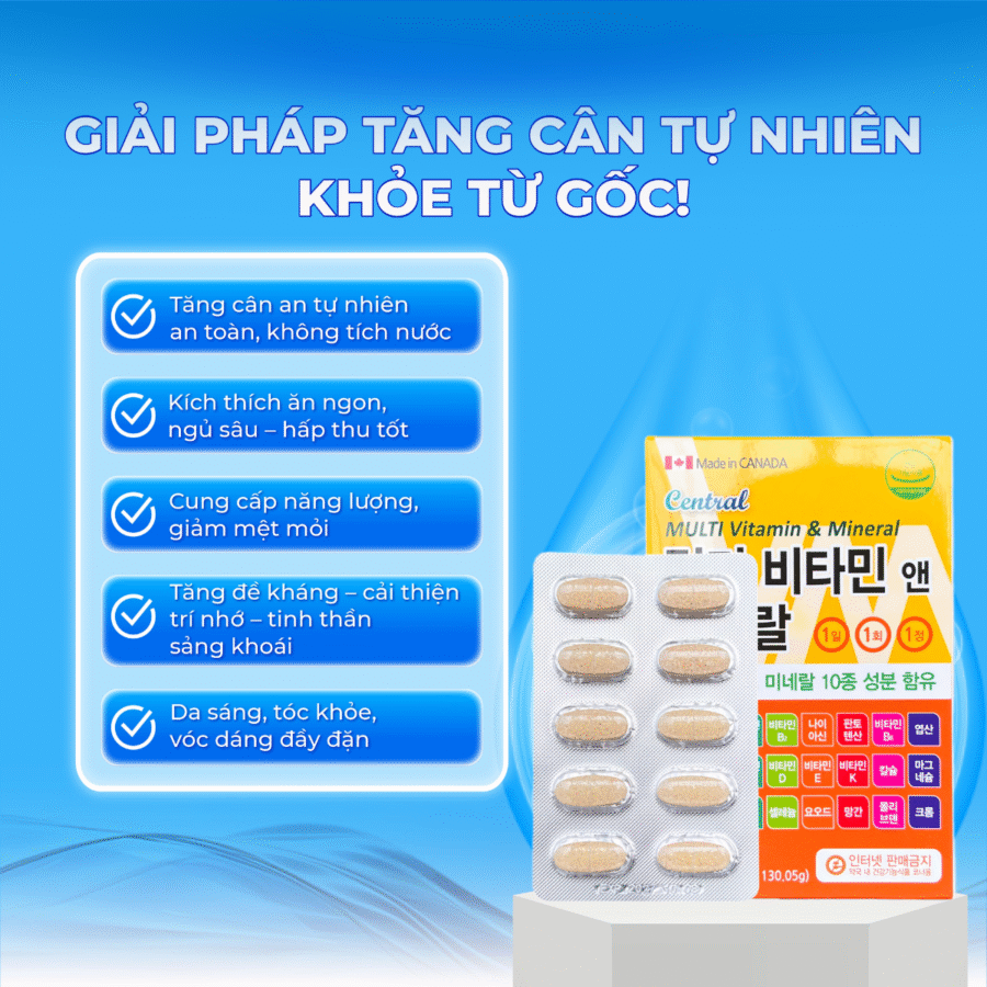 Giải pháp tăng cường sức khỏe và cân nặng an toàn