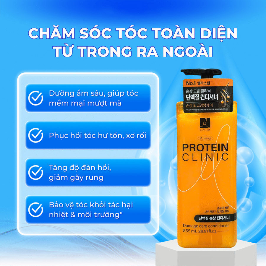 Công dụng vượt trội của Dầu Xả Chăm Sóc Hư Tổn Và Mượt Tóc
