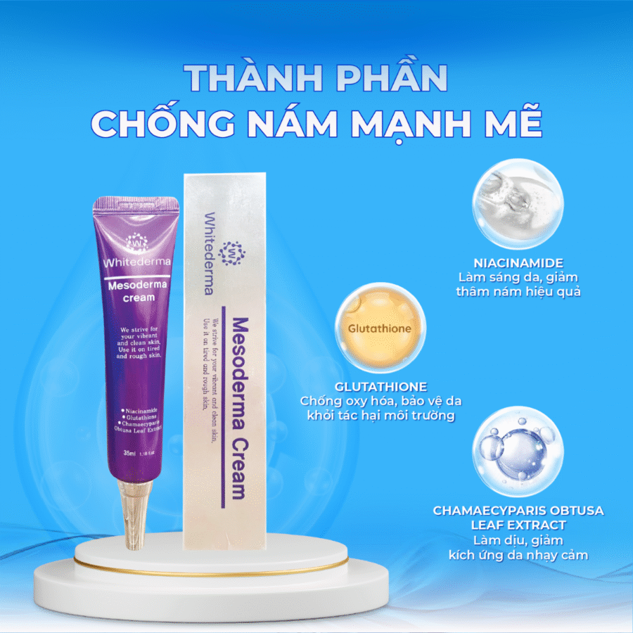 Thành phần chuyên biệt giúp làm mờ thâm nám hiệu quả