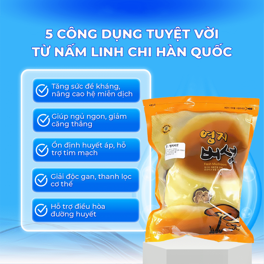 Công dụng vượt trội của Nấm Linh Chi Thái Lát