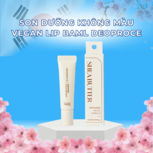 Son Dưỡng Không Màu Vegan Lip Baml Deoproce 10g