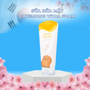 Sữa Rửa Mặt Catsmong Vital Foam 120ml
