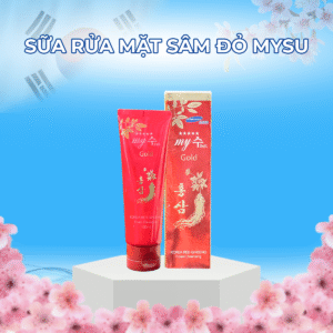 Sữa Rửa Mặt Sâm Đỏ Mysu