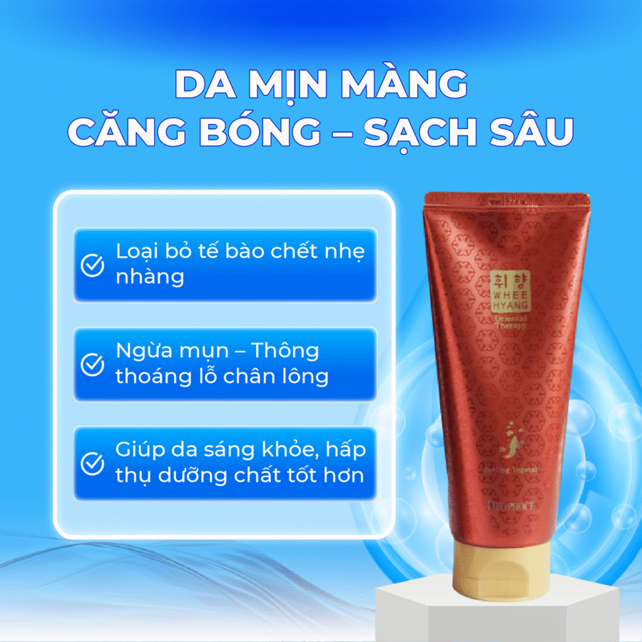 Công dụng vượt trội của Tẩy Tế Bào Chết Sâm Deoproce