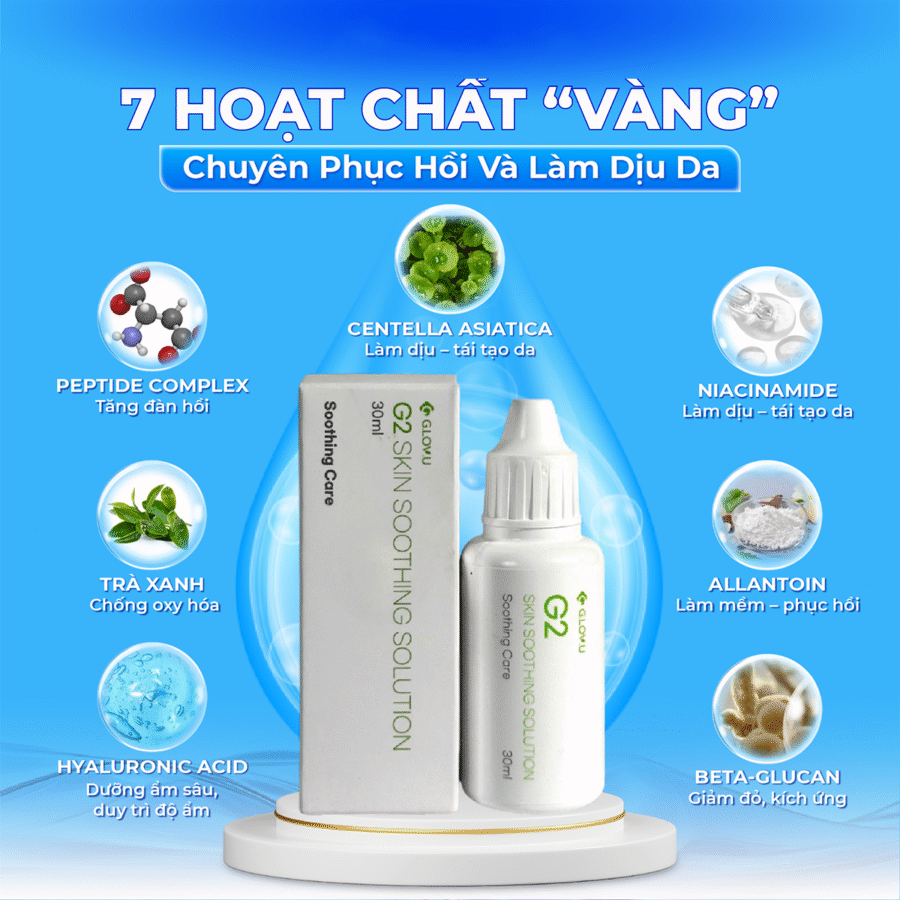 Thành phần chính của G2 Skin Soothing Solution