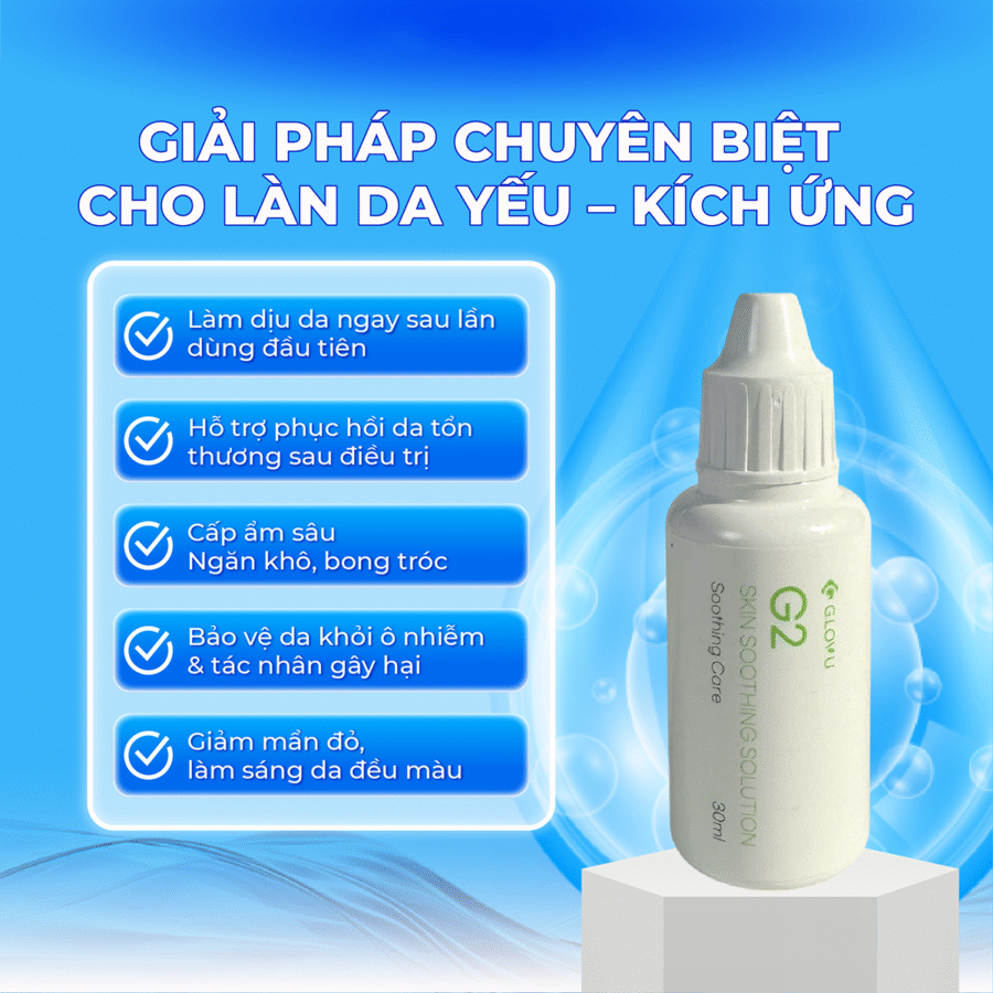 Công dụng vượt trội của G2 Skin Soothing Solution