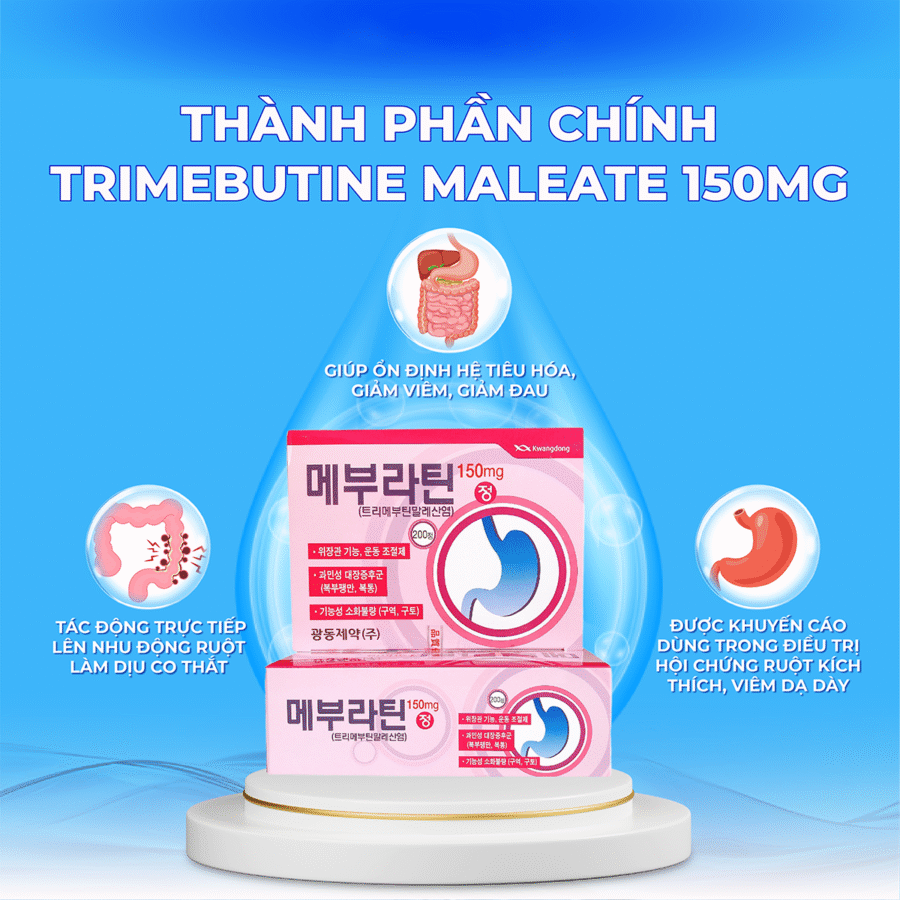 Thành phần chính của thuốc dạ dày Kwangdong Mebulatin