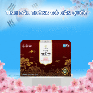 Tinh Dầu Thông Đỏ Hàn Quốc 120 Viên