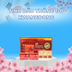 Tinh Dầu Thông Đỏ Kwangdong 120 viên