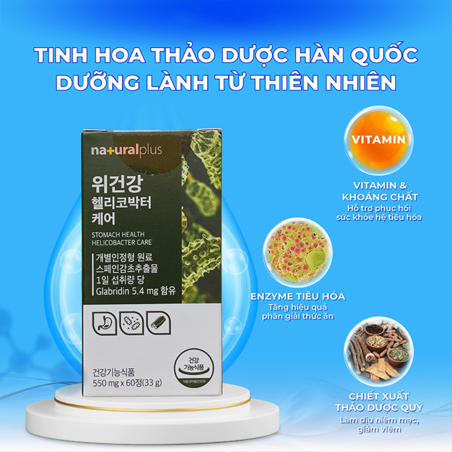 Bảng thành phần thảo dược thiên nhiên, an toàn & lành tính