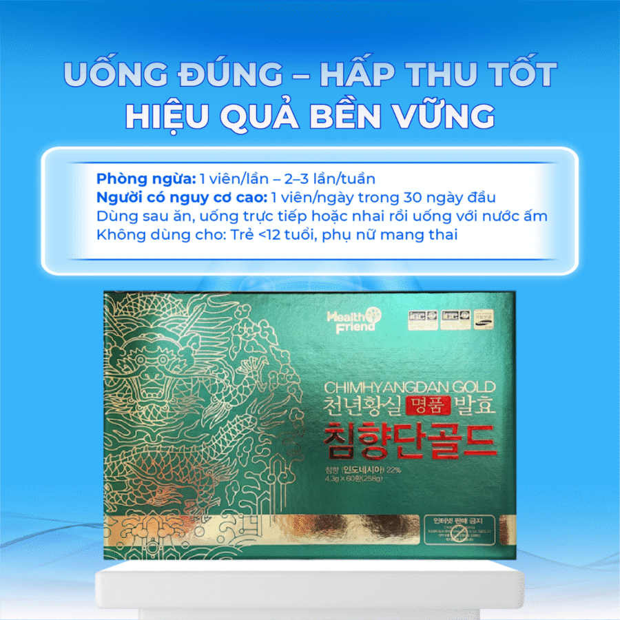 Hướng dẫn sử dụng viên uống phòng đột quỵ