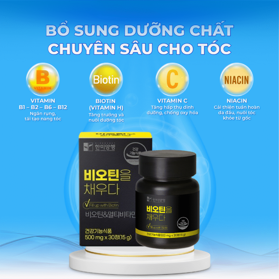 Công thức giàu dưỡng chất nuôi dưỡng tóc chắc khỏe