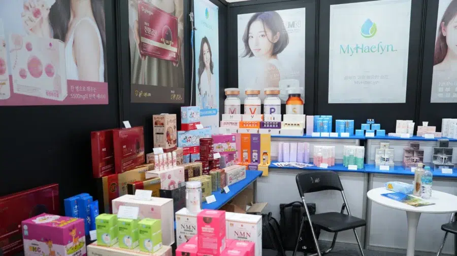 Không gian đậm chất Hàn Quốc tại gian hàng MyHaelyn