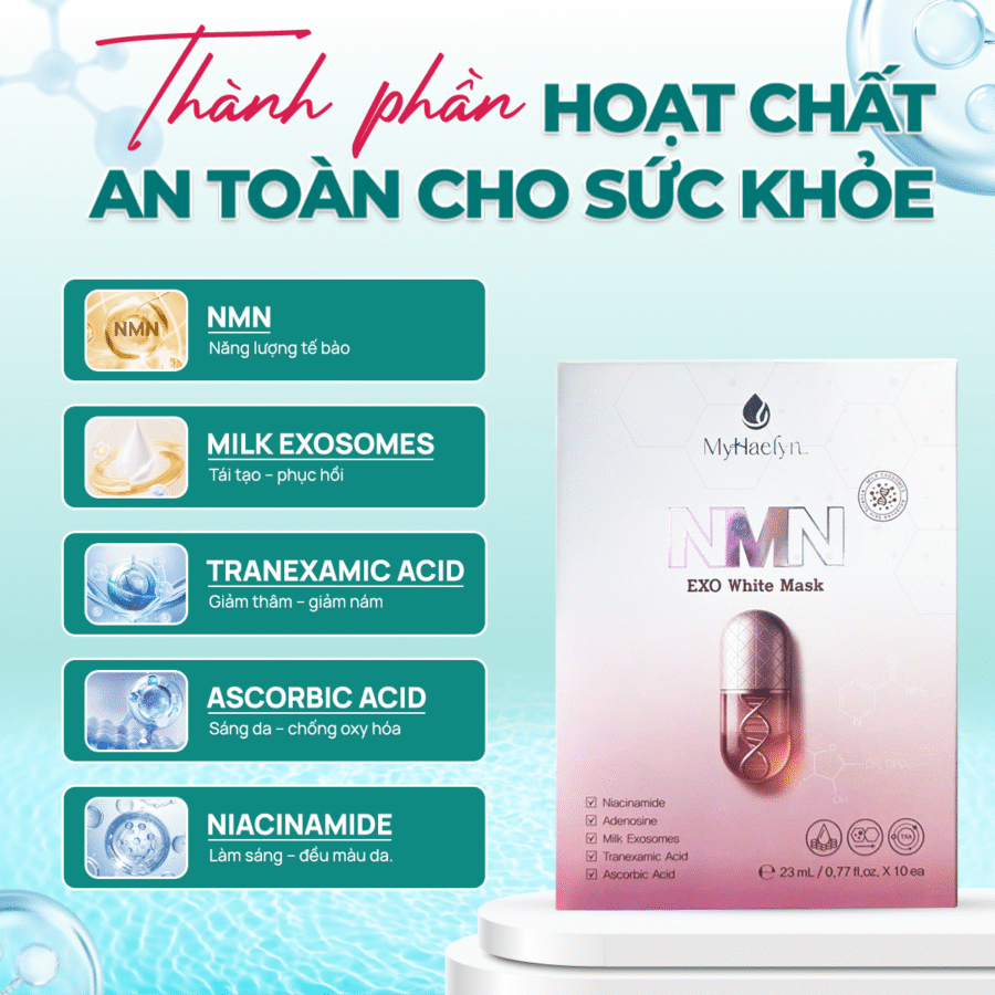 Thành phần nổi bật của Mặt nạ NMN EXO