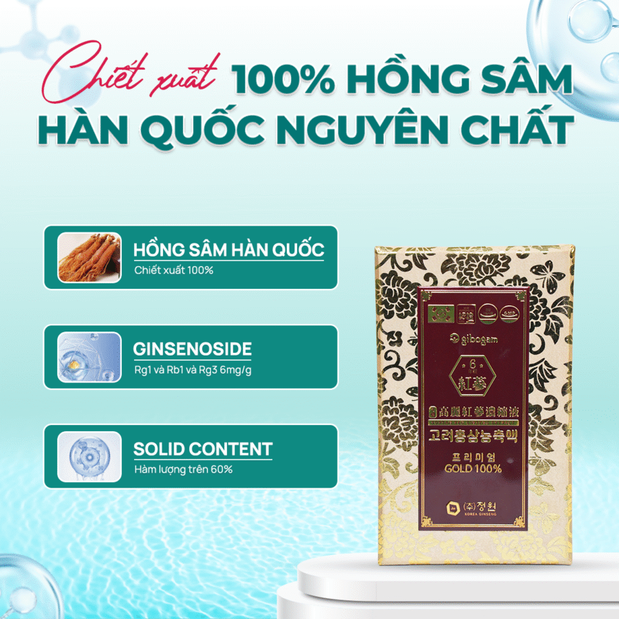 Thành phần của Cao Hồng Sâm Cô Đặc